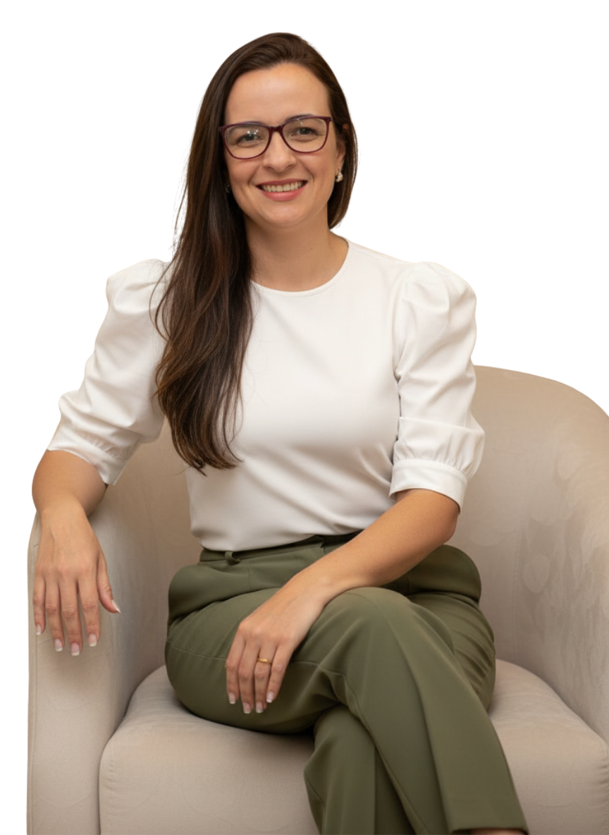 Mariana Miranda, psicóloga, em atendimento online para neurodivergentes